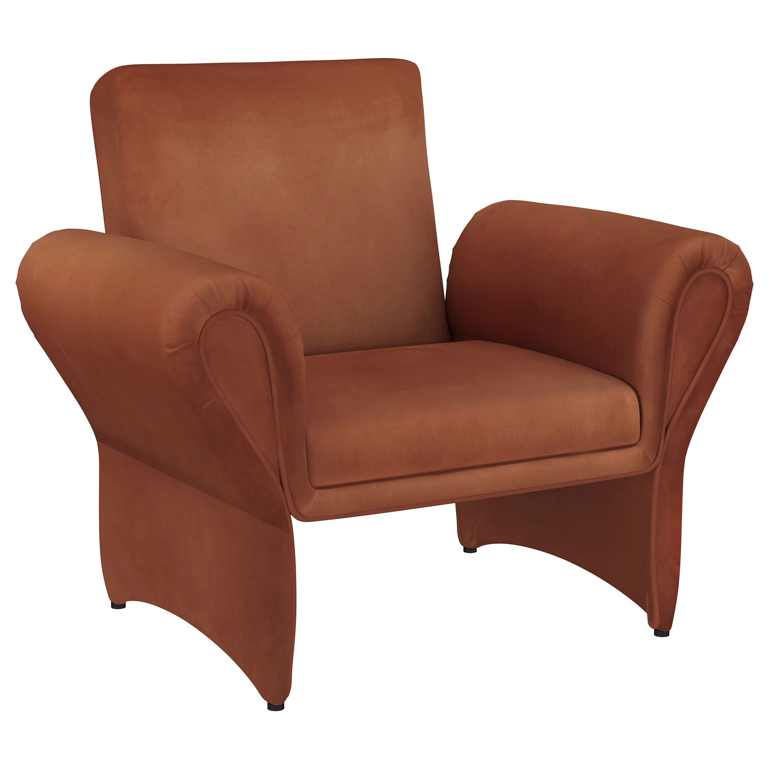 Liana Upholstered Roll Arm Accent Chair