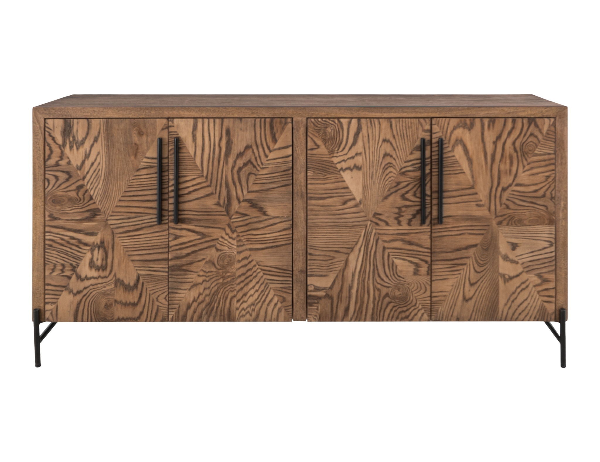 Verona 4-Door Console – Renwick Oak Brown