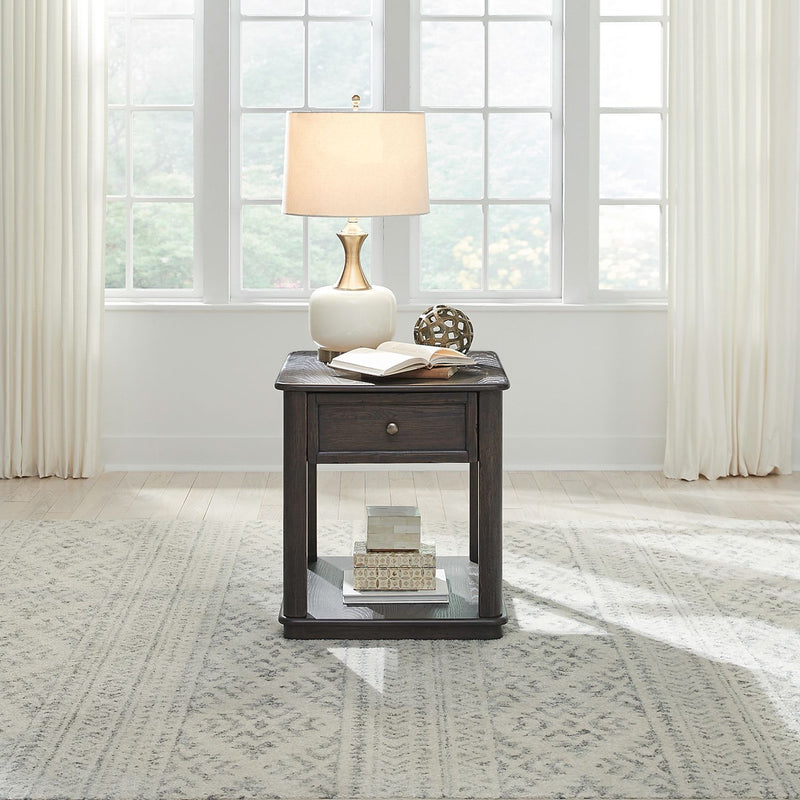 Wallace - End Table - Brown