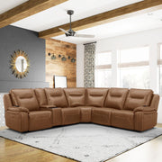 Callihan - 6 Piece Sectional - Brown