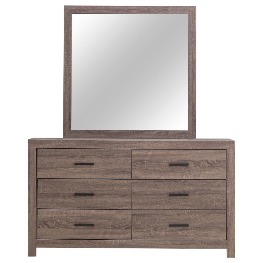 Brantford 6-Drawer Dresser with Mirror