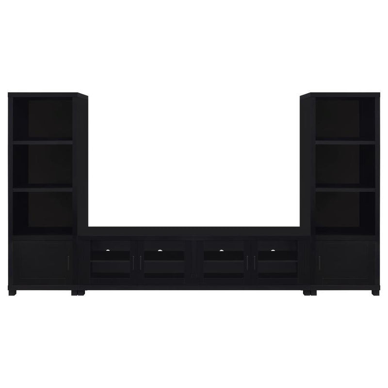 Jupiter 3-Piece Entertainment Center with 4-Door TV Stand