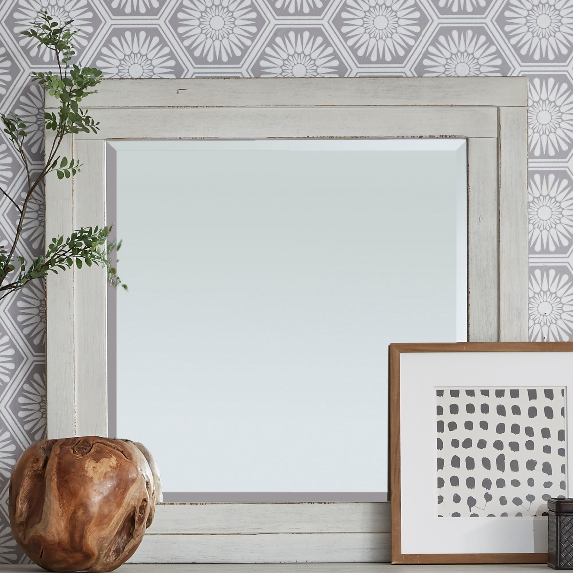 Modern Farmhouse - Mirror, Square Beveled Design