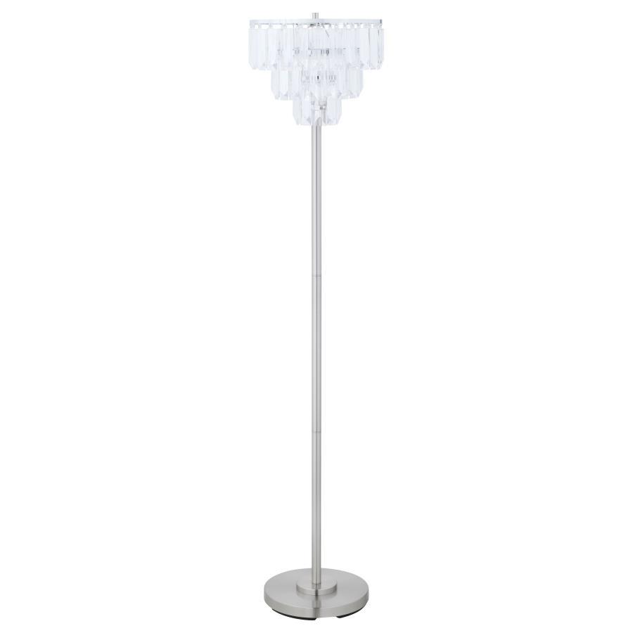Anya Hanging Crystal Metal Floor Lamp