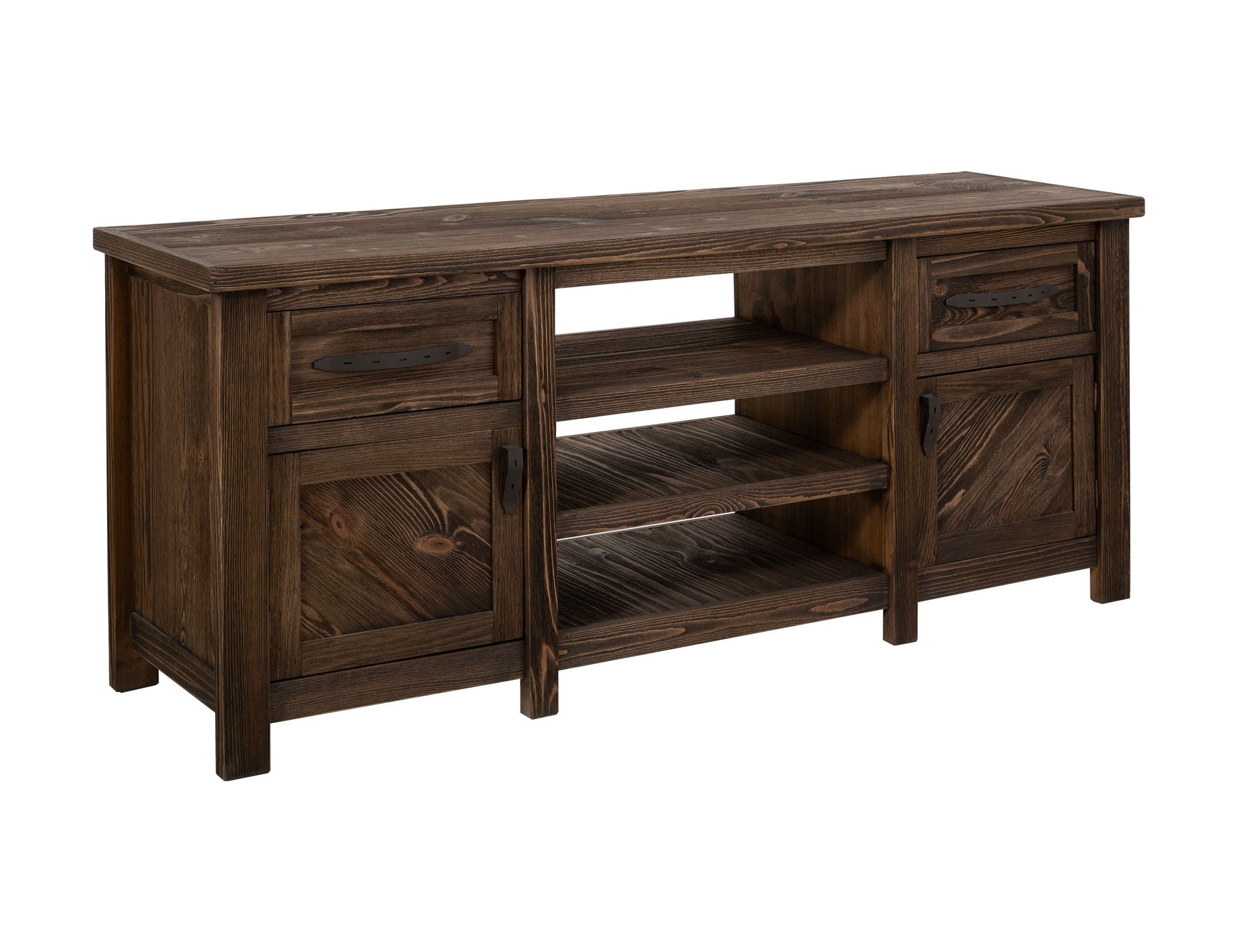 Dutton TV Stand Rookwood Brown – 2 Drawer & 2 Door Stand
