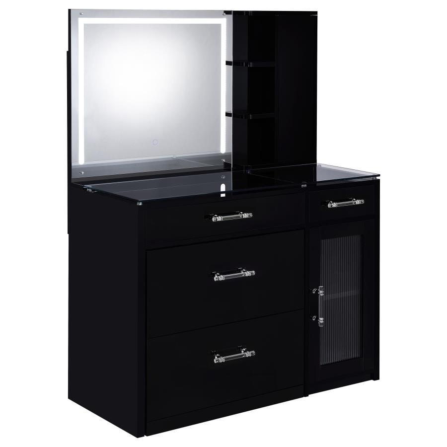 Flora 2-Drawer Vanity Set with LED Mirror