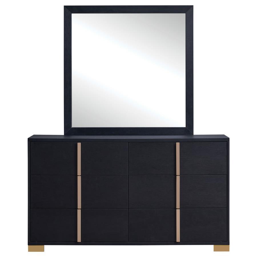 Marceline 6-Drawer Dresser With Mirror