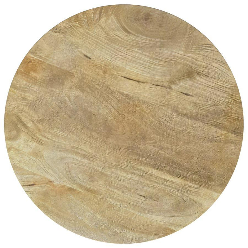 Touhy - Round Solid Wood End Side Table