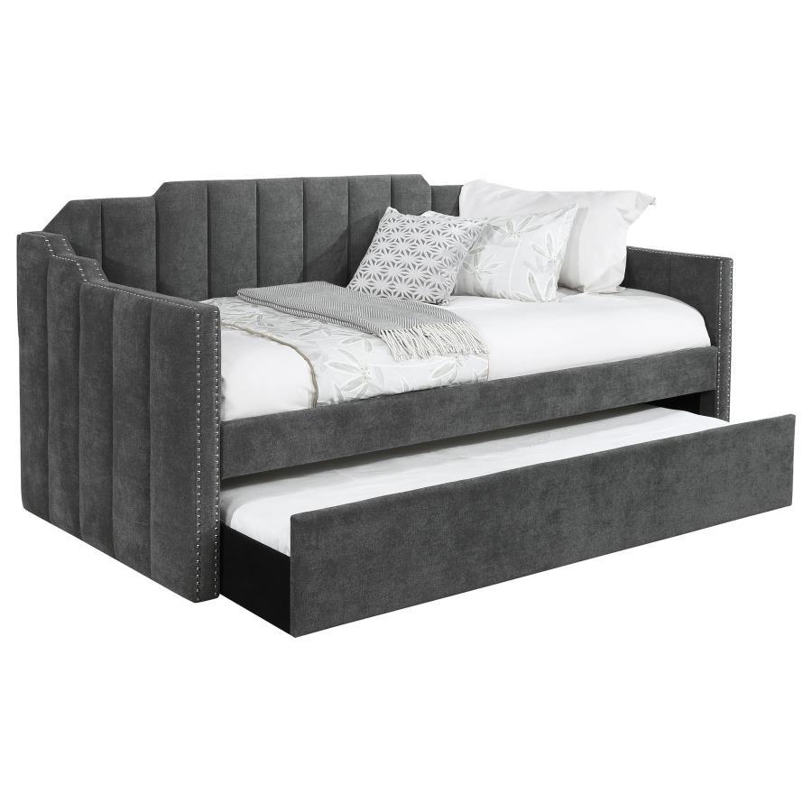 Kingston Upholstered Twin Daybed with Trundle
