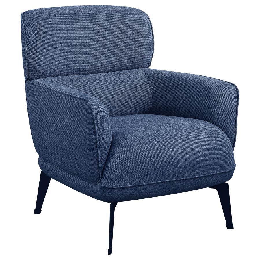Andrea - Upholstered Crescent Arm Accent Chair