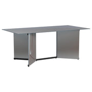 Emery - Rectangular Mirrored Dining Table in Silver