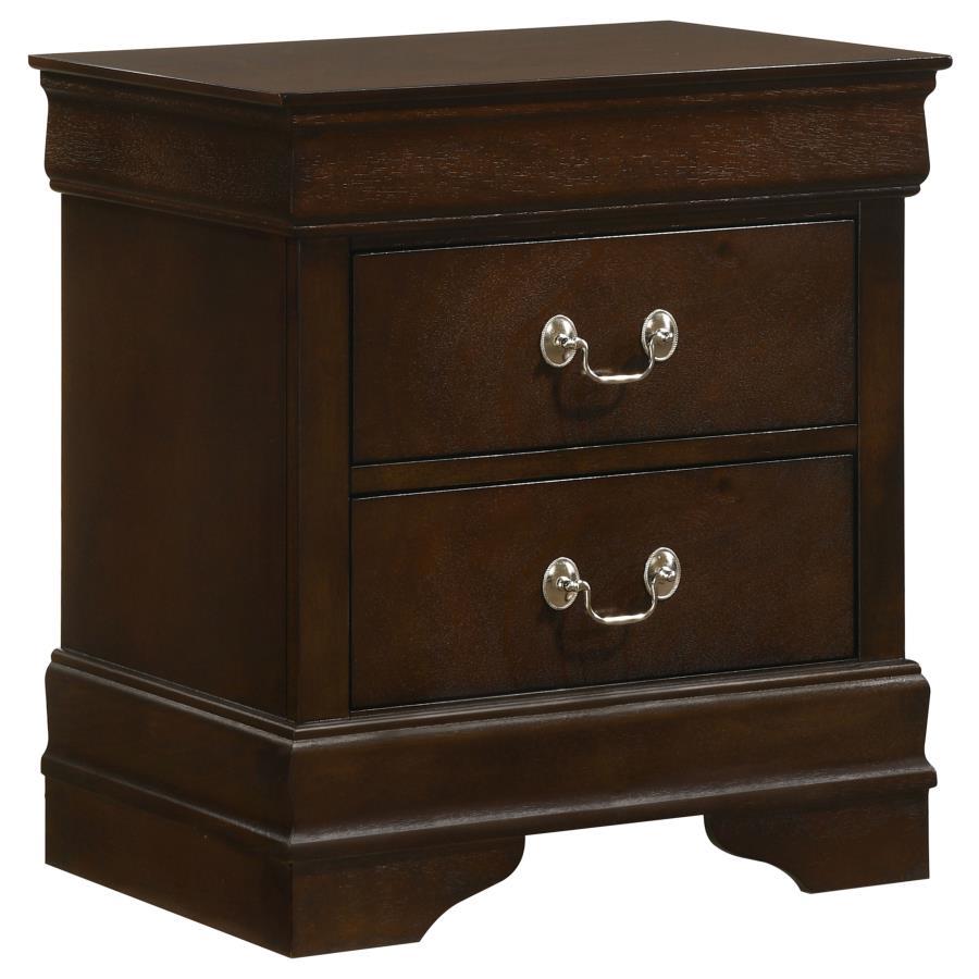 Louis Philippe Two-Drawer Nightstand