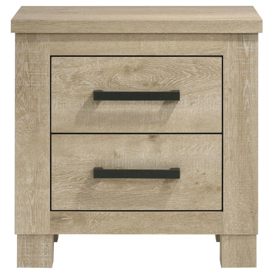 Oakglen 2-Drawer Nightstand Bedside Table