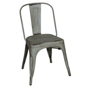 Vintage Series Bow Back Side Chair in Green