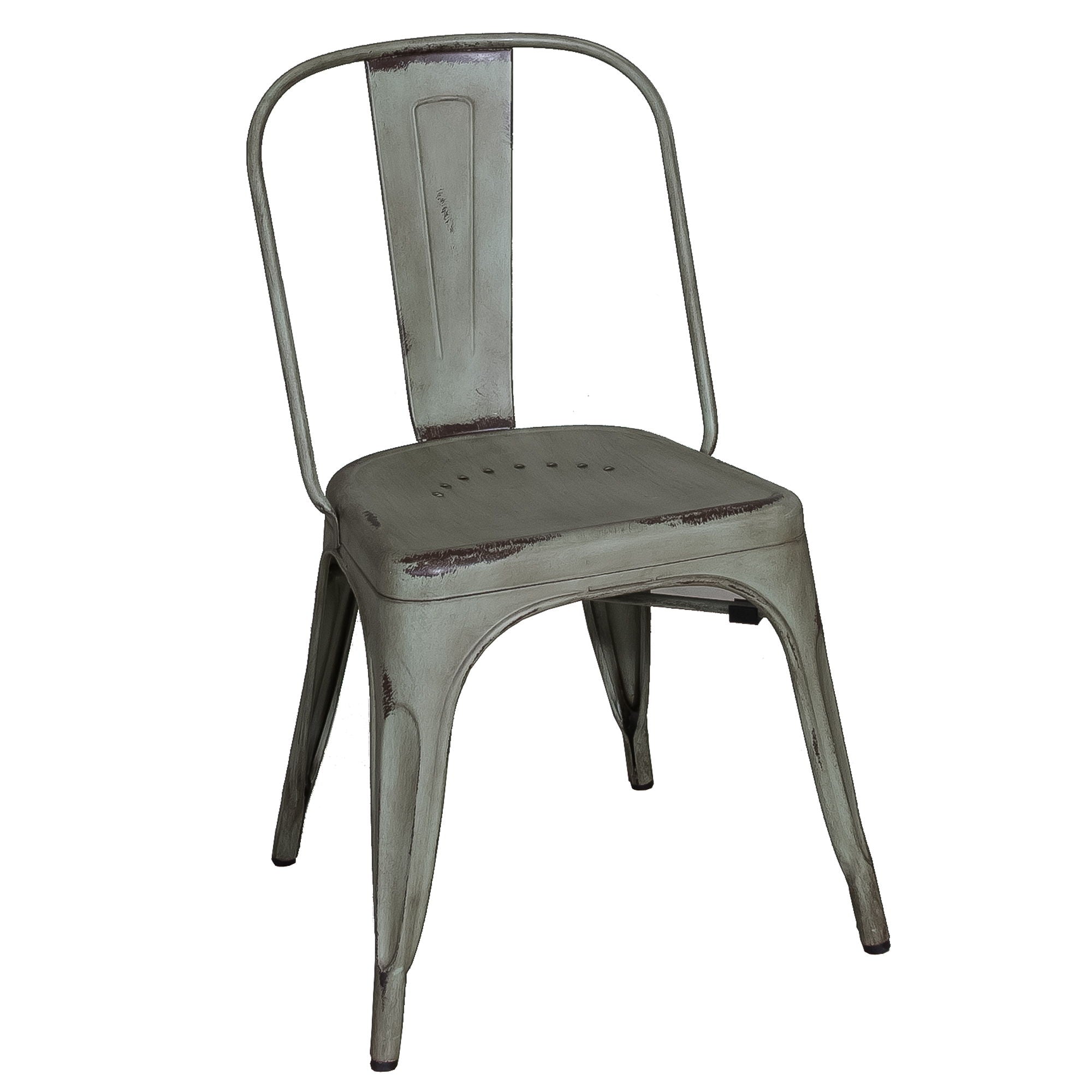 Vintage Series Bow Back Side Chair in Green