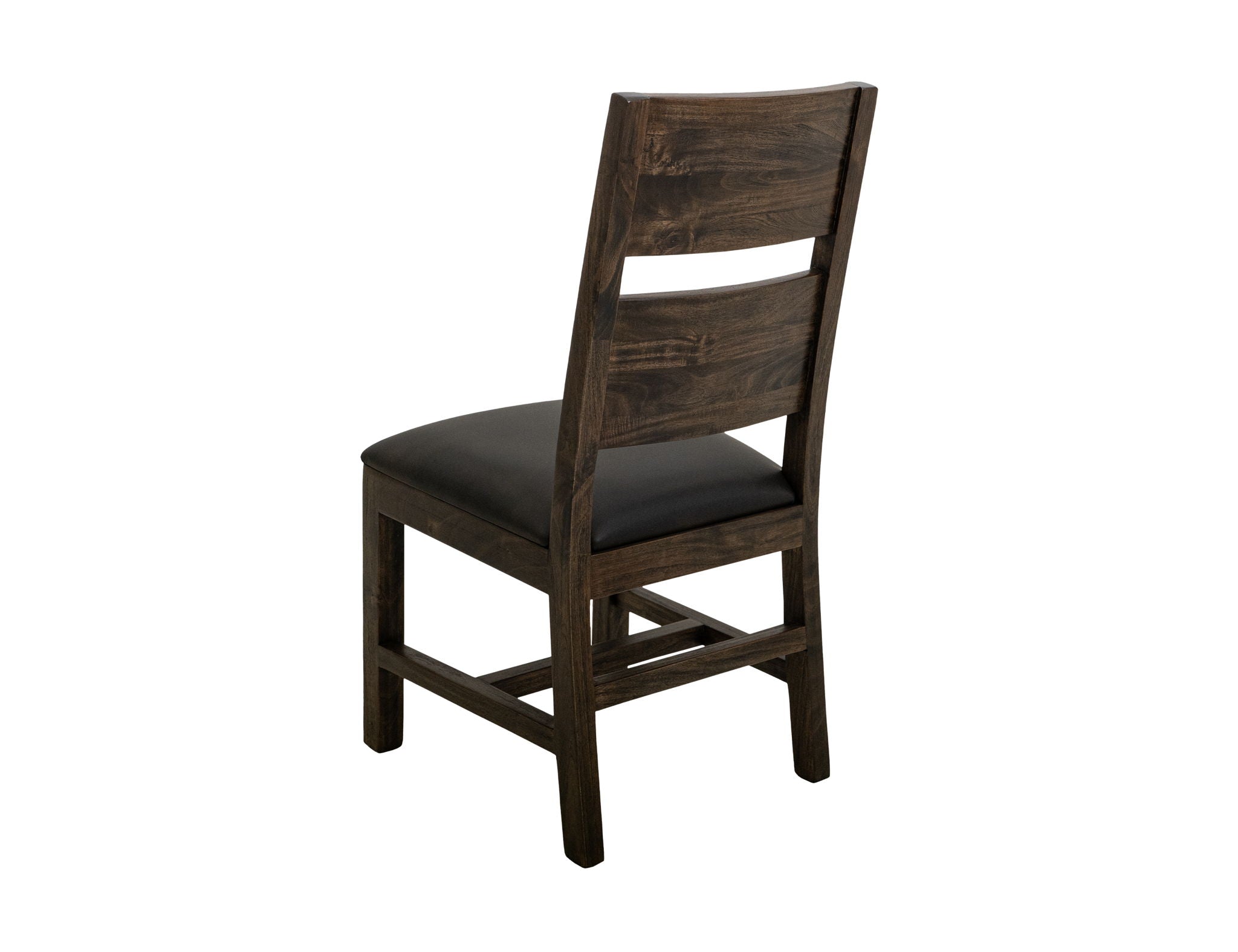 Teak Chair Set of 2 Oil Black