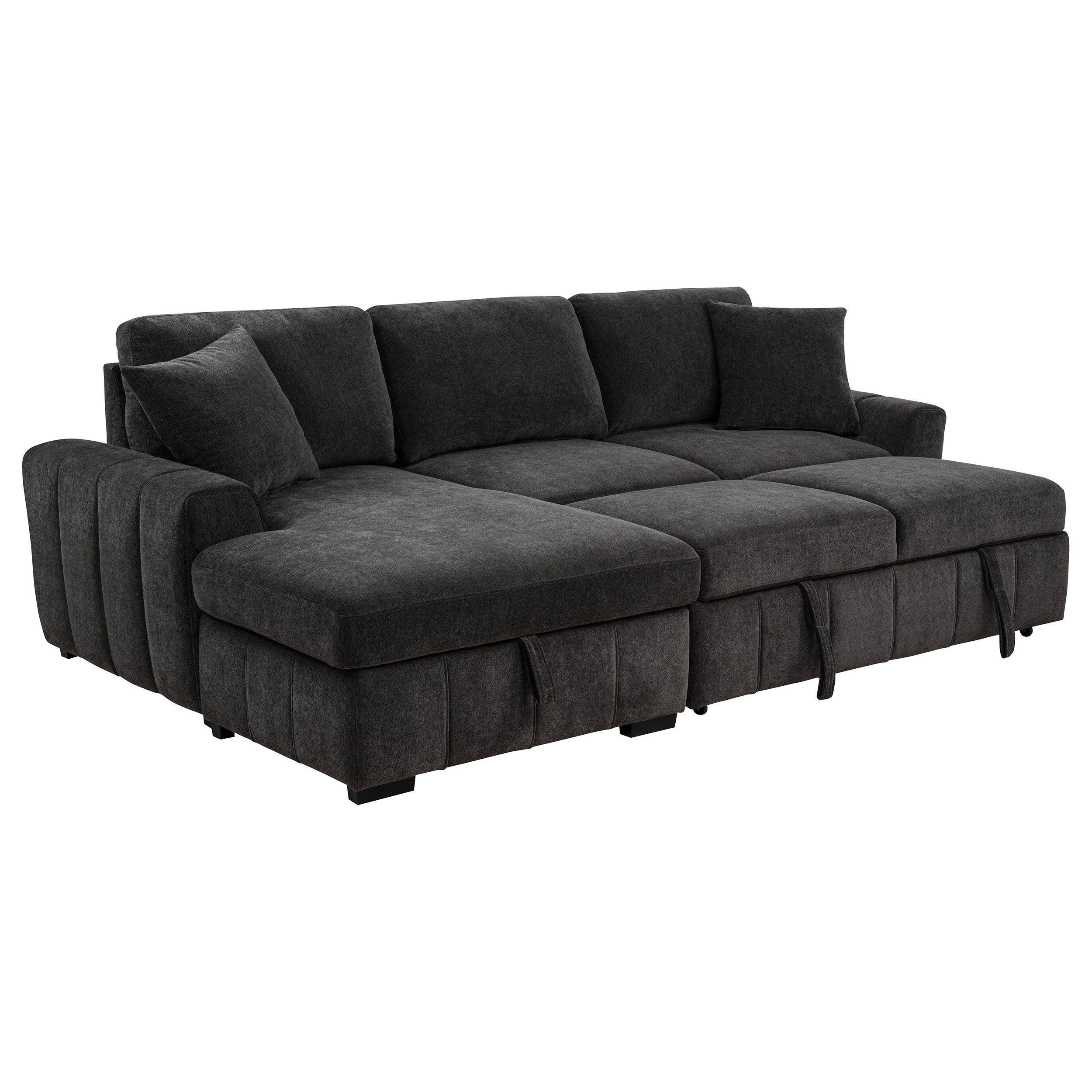 Pastrana Upholstered Sleeper Sectional Sofa