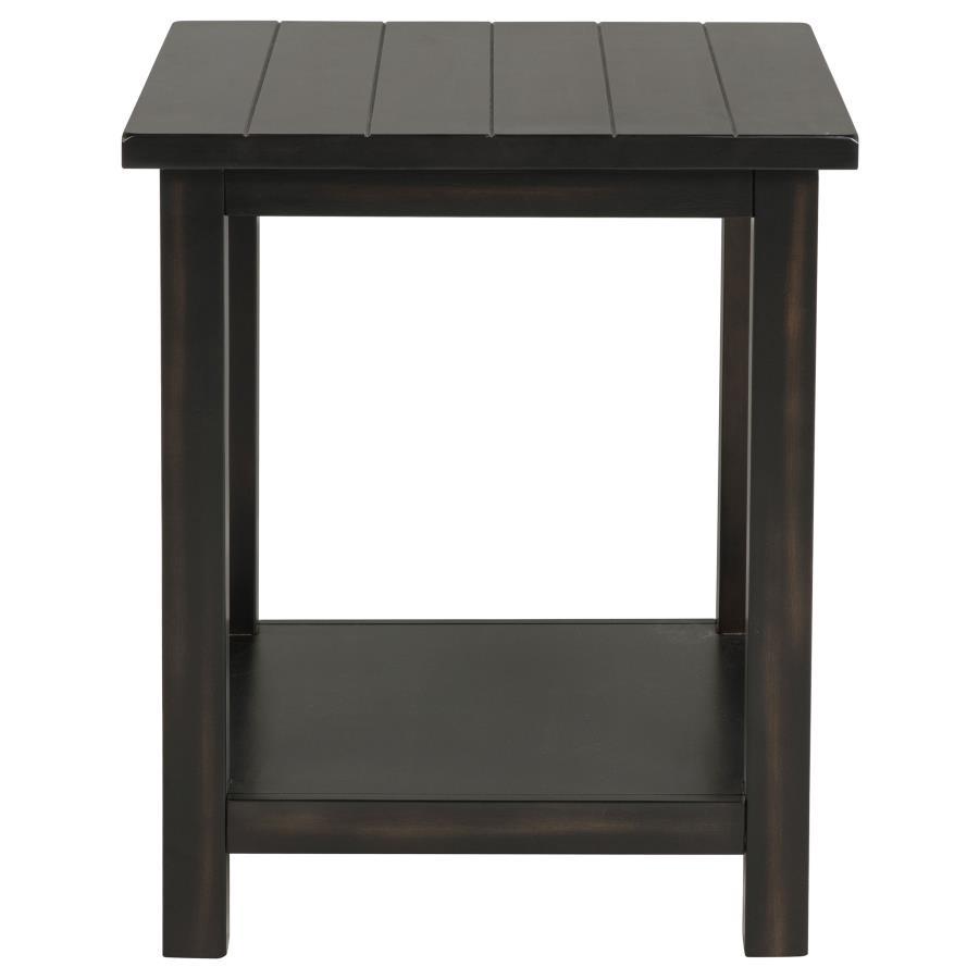Payne Wood End Table With Shelf