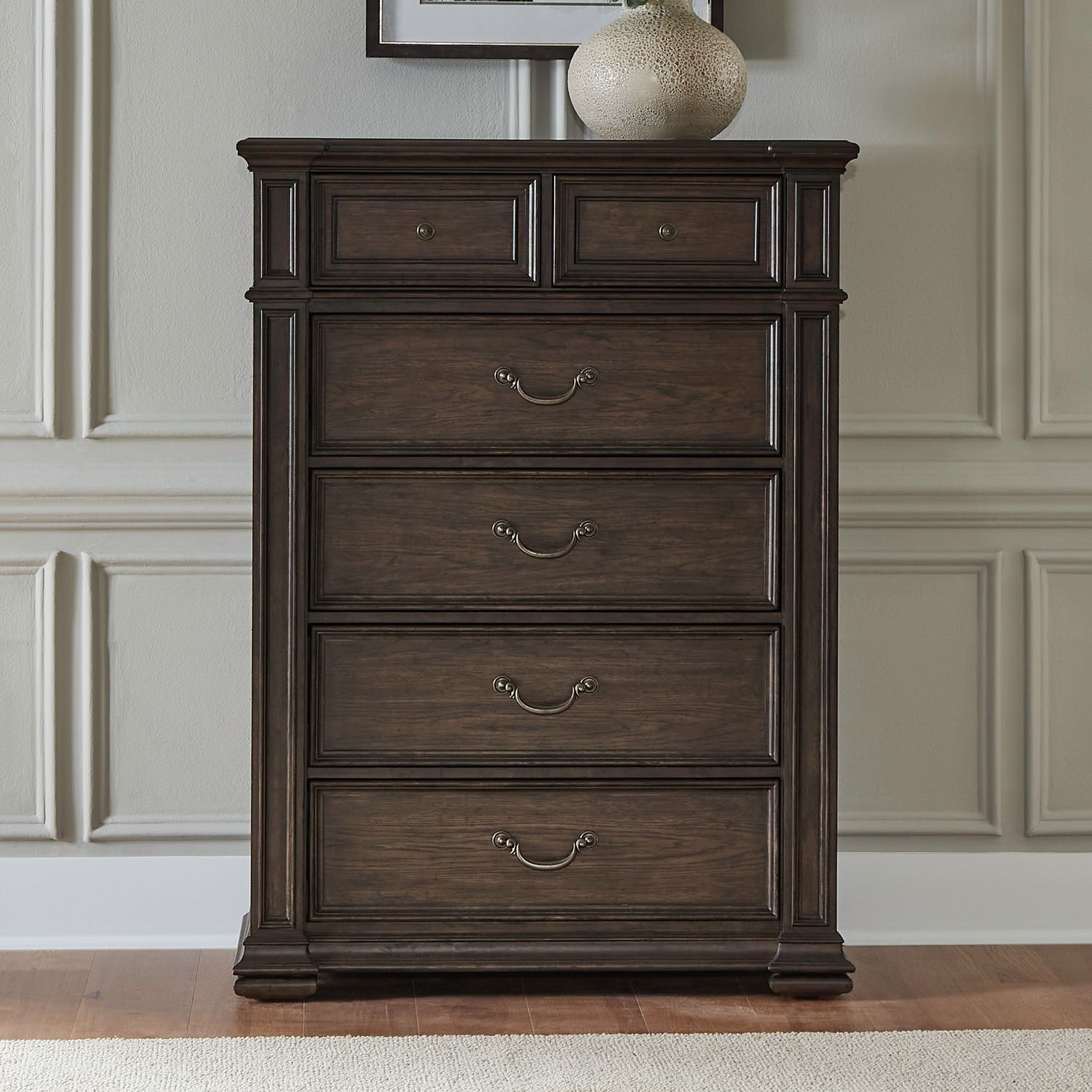 Provence Park 6 Drawer Chest in Brown