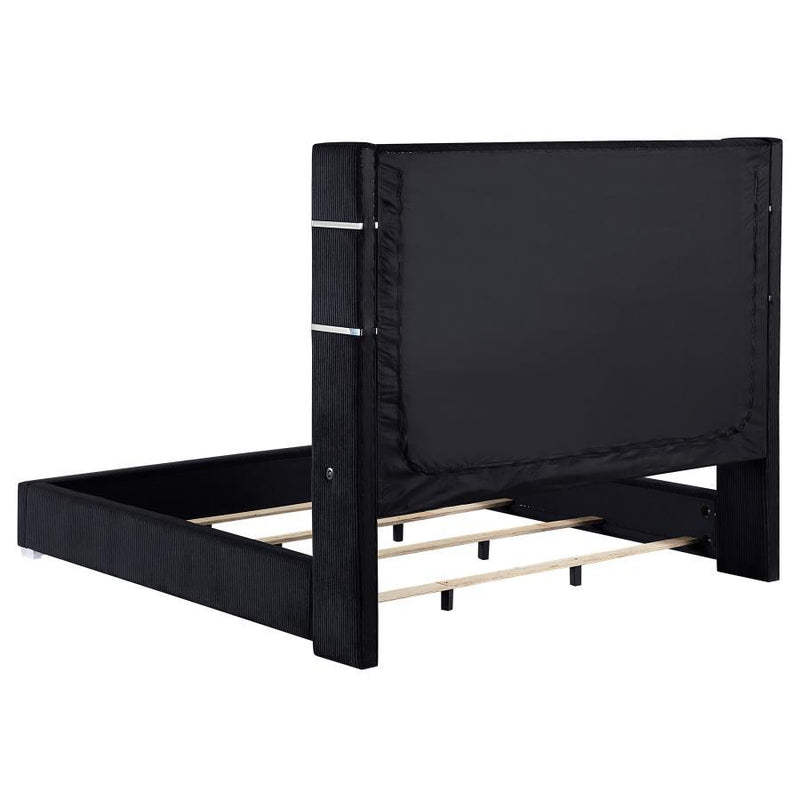 Tisdall Queen Upholstered Fireplace Bed