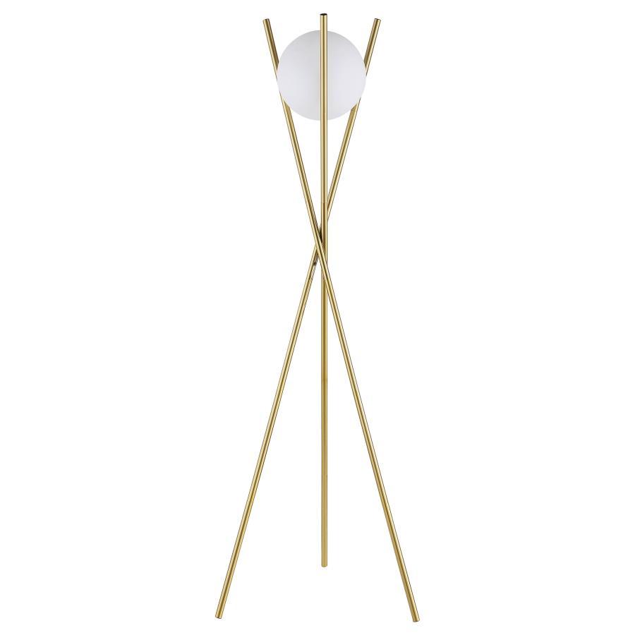 Yamileth Spherical Bulb Tripod Floor Lamp