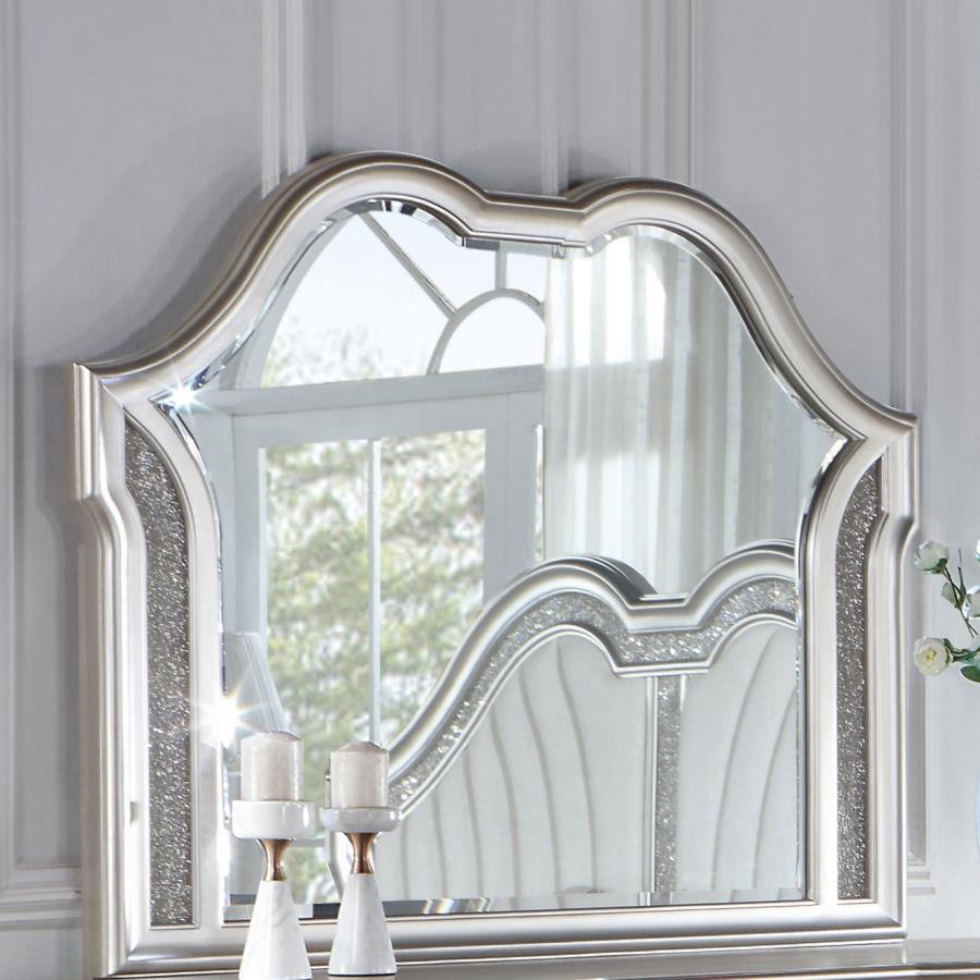 Evangeline Dresser Mirror – Silver Oak