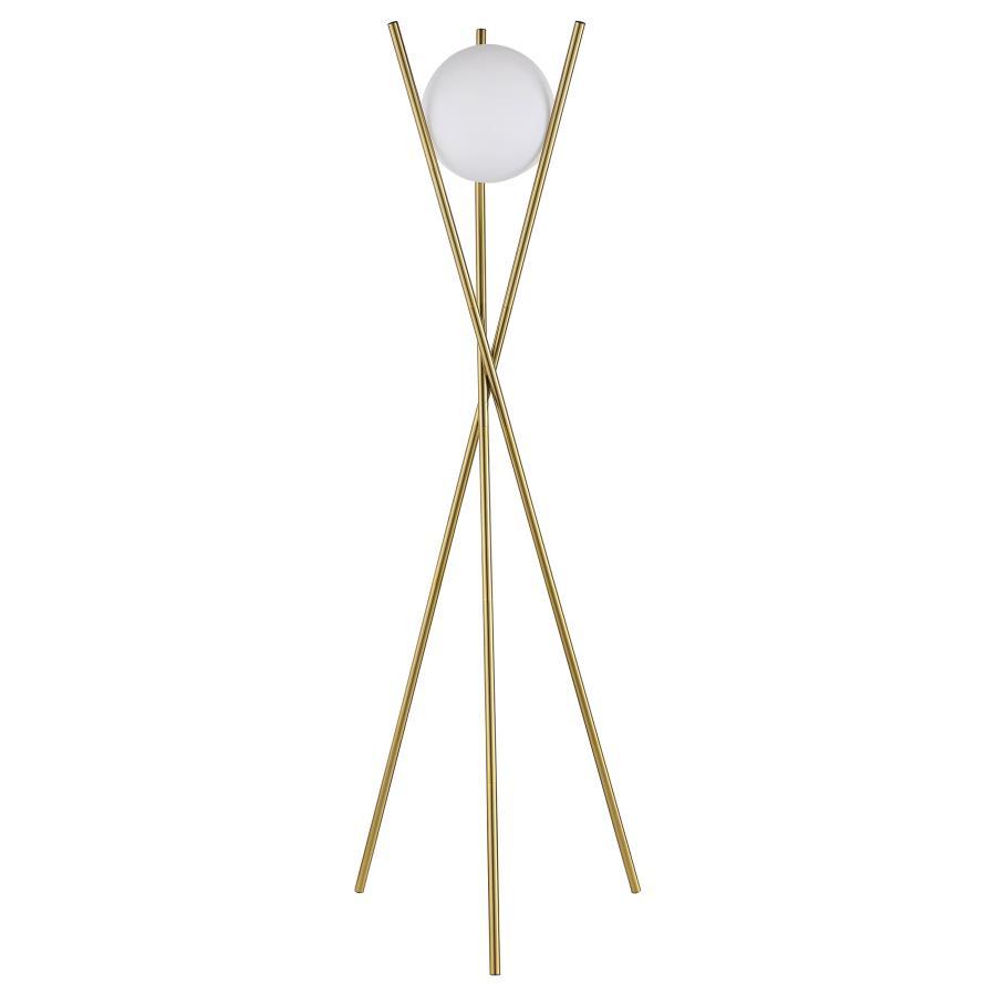 Yamileth Spherical Bulb Tripod Floor Lamp