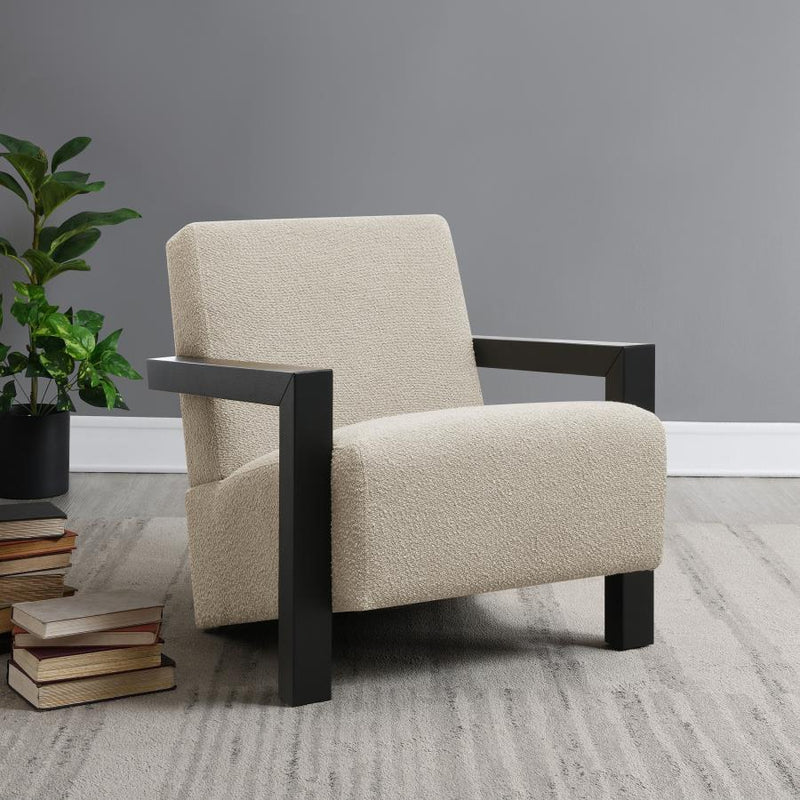 Fitzroy Boucle Upholstered Accent Arm Chair