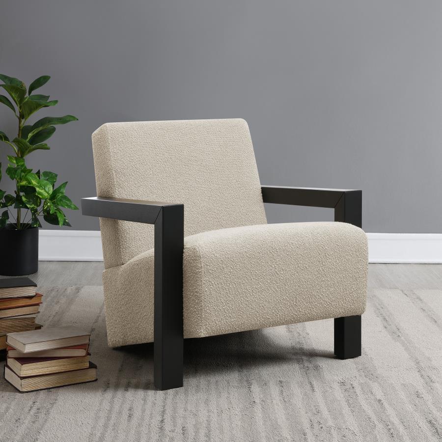 Fitzroy Boucle Upholstered Accent Arm Chair