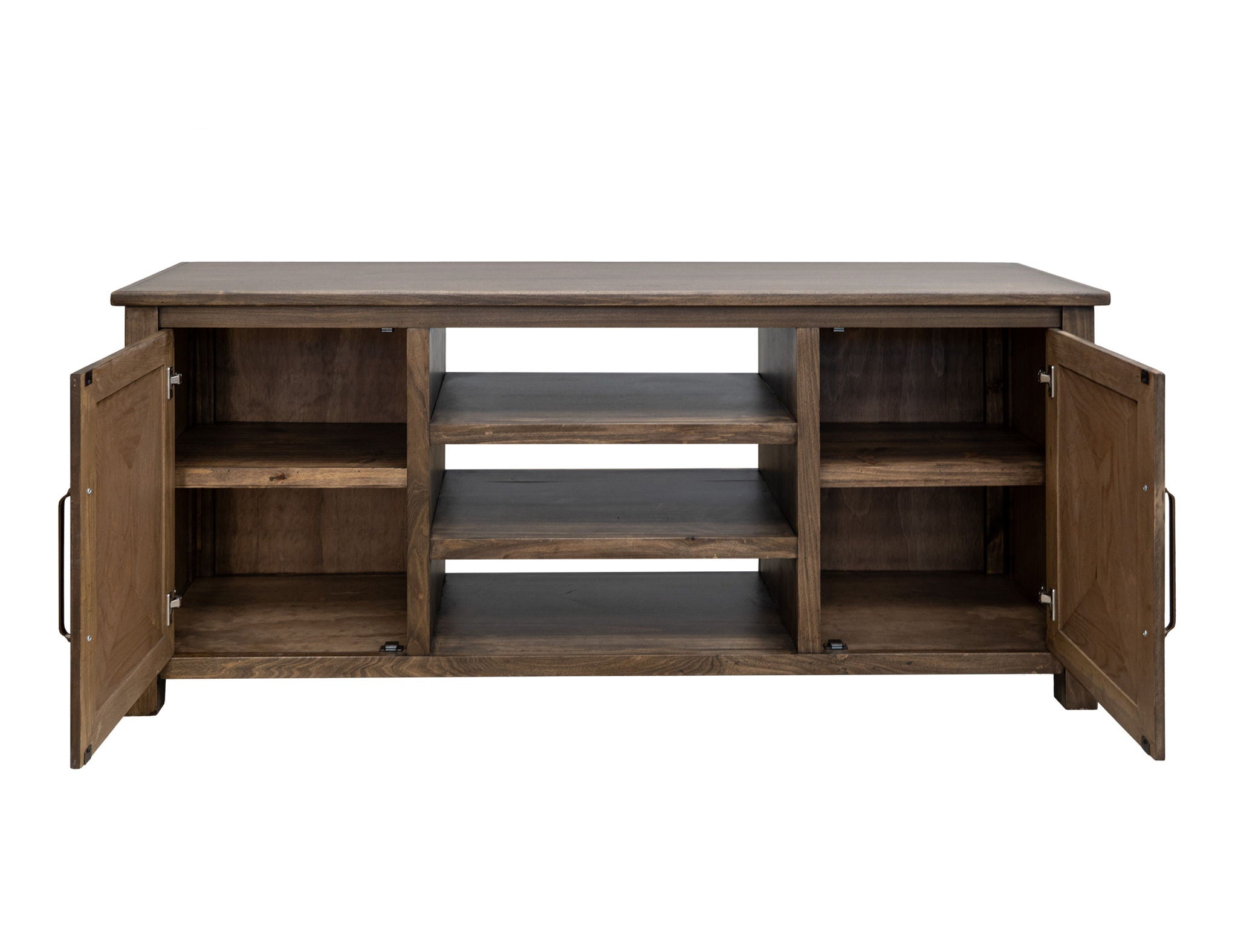Novus Lodge Walnut Brown 2-Door TV Stand