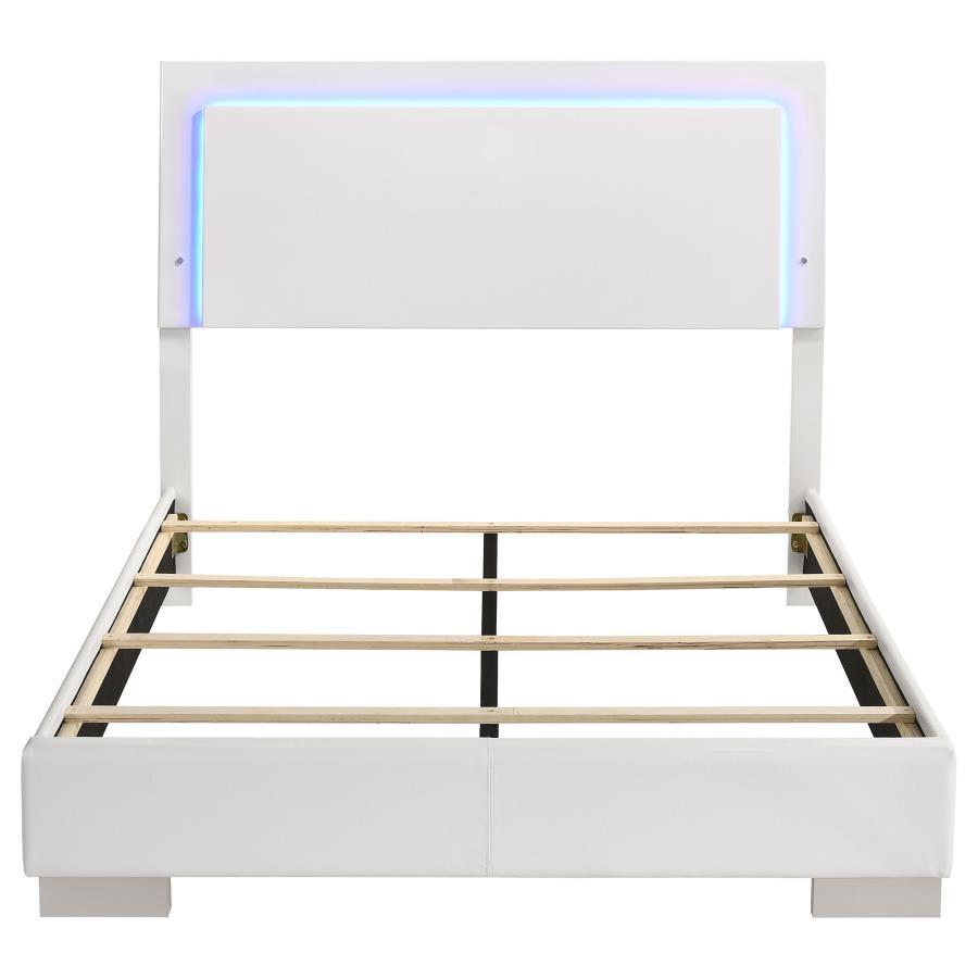 Felicity Full LED Panel Bed