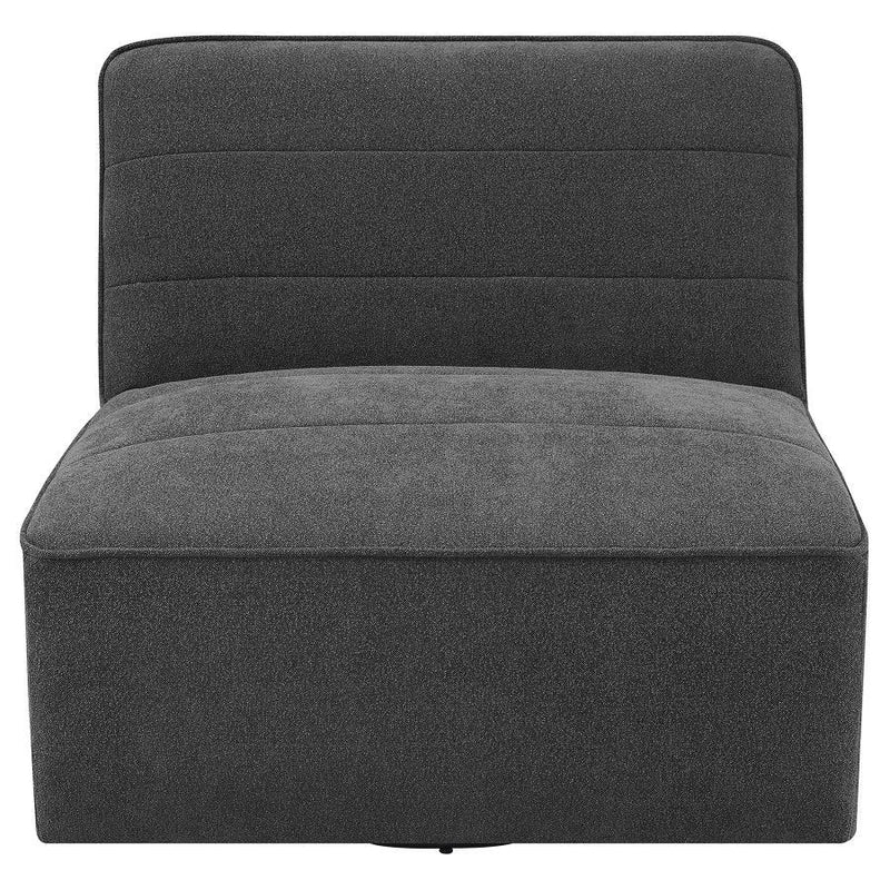 Cobie Upholstered Armless Swivel Chair