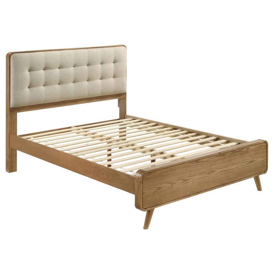 Robyn Mid-Century Wood Panel Bed