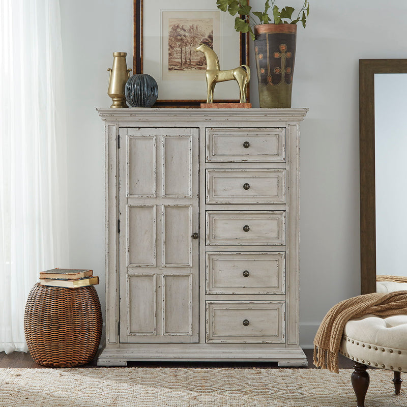 Big Valley Door Chest, 5 Drawers & 1 Door