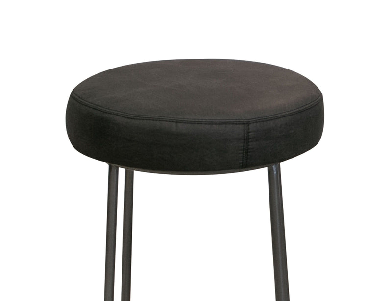Frida Metal Stool with Wooden Frame