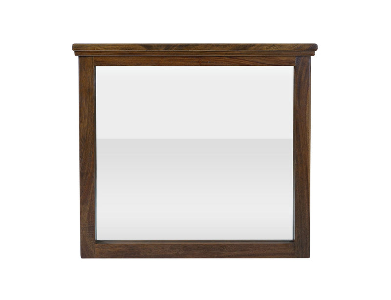 Walnut Bedroom Mirror in Walnut Brown