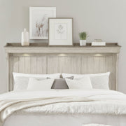 Ivy Hollow Mantle Headboard in White