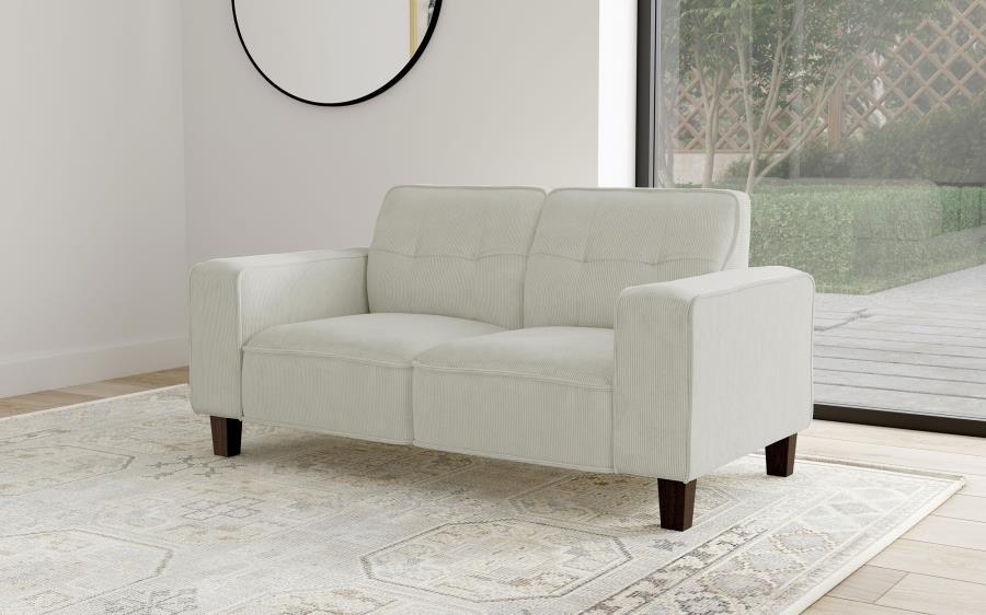 Deerhurst - Upholstered Track Arm Tufted Loveseat