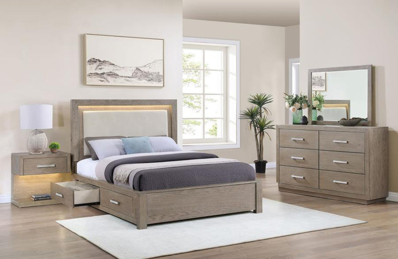 Kenora Bedroom Set Barley Brown Finish