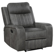 Raelynn Upholstered Track Arm Recliner