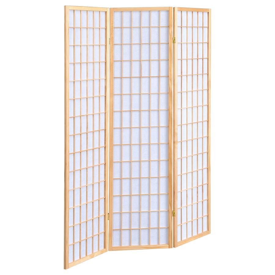 Carrie 3-Panel Room Divider Folding Shoji Screen