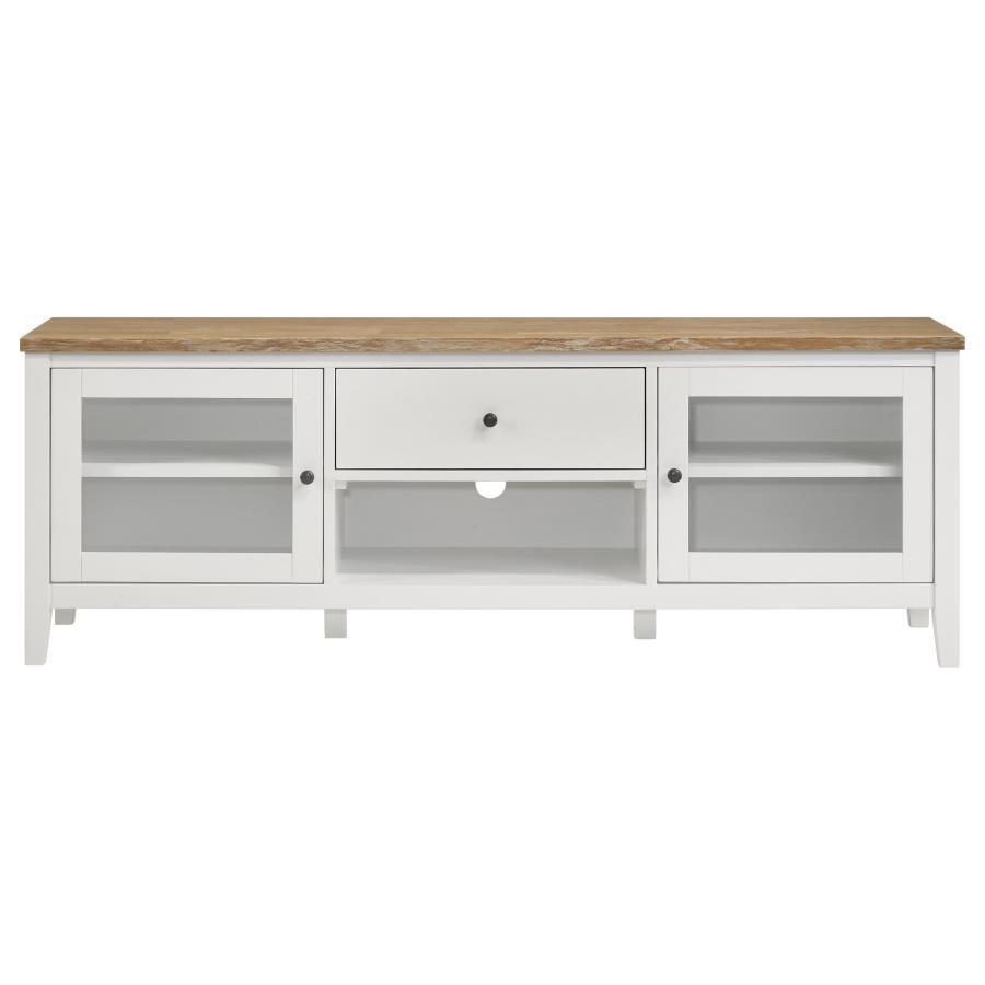 Hollis 2-Door Wood TV Stand