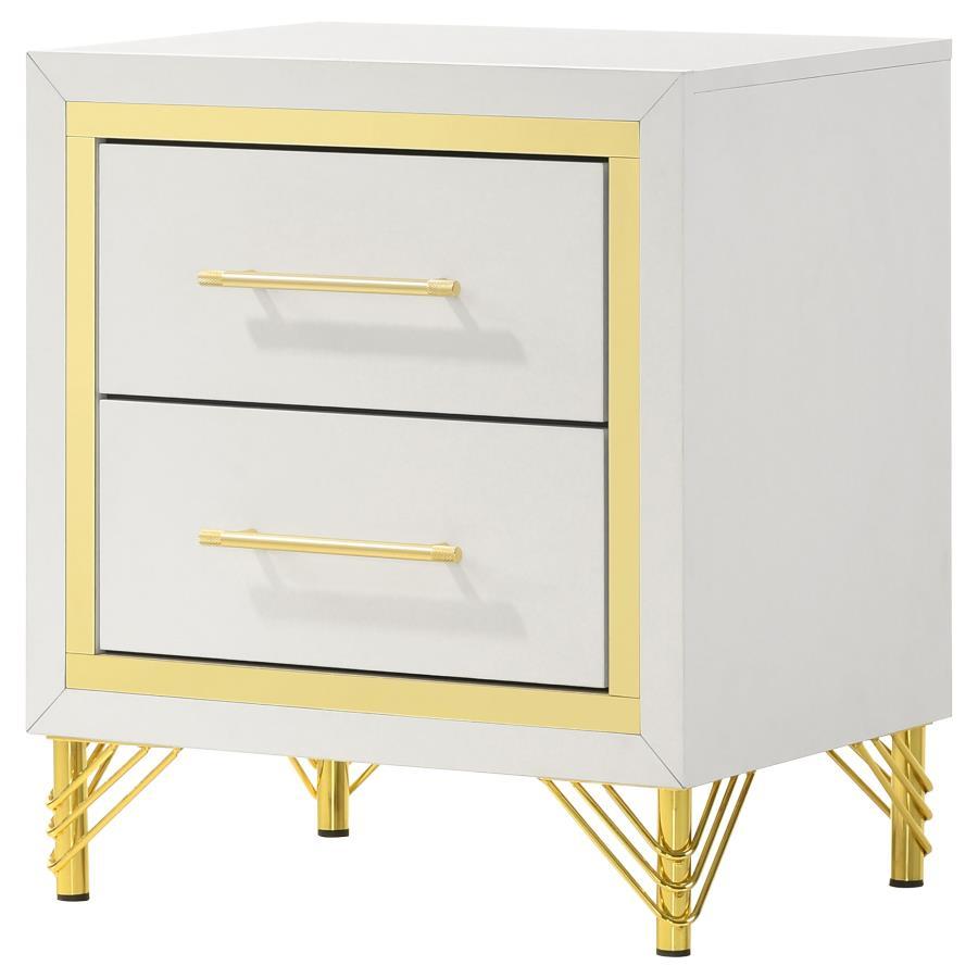 Lucia 2-Drawer Nightstand