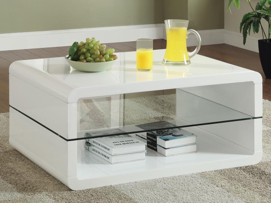 Elana 1-Shelf Rectangular Coffee Table