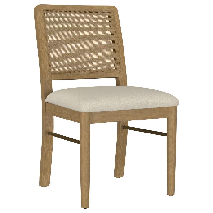 Dining Side Chairs with Handwoven Cane Back