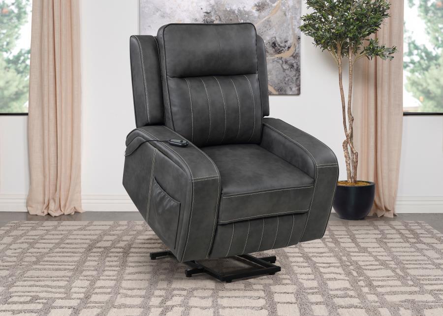 Raelynn Upholstered Track Arm Recliner