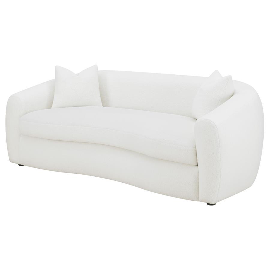 Isabella - Faux Sheepskin Upholstered Sofa Natural