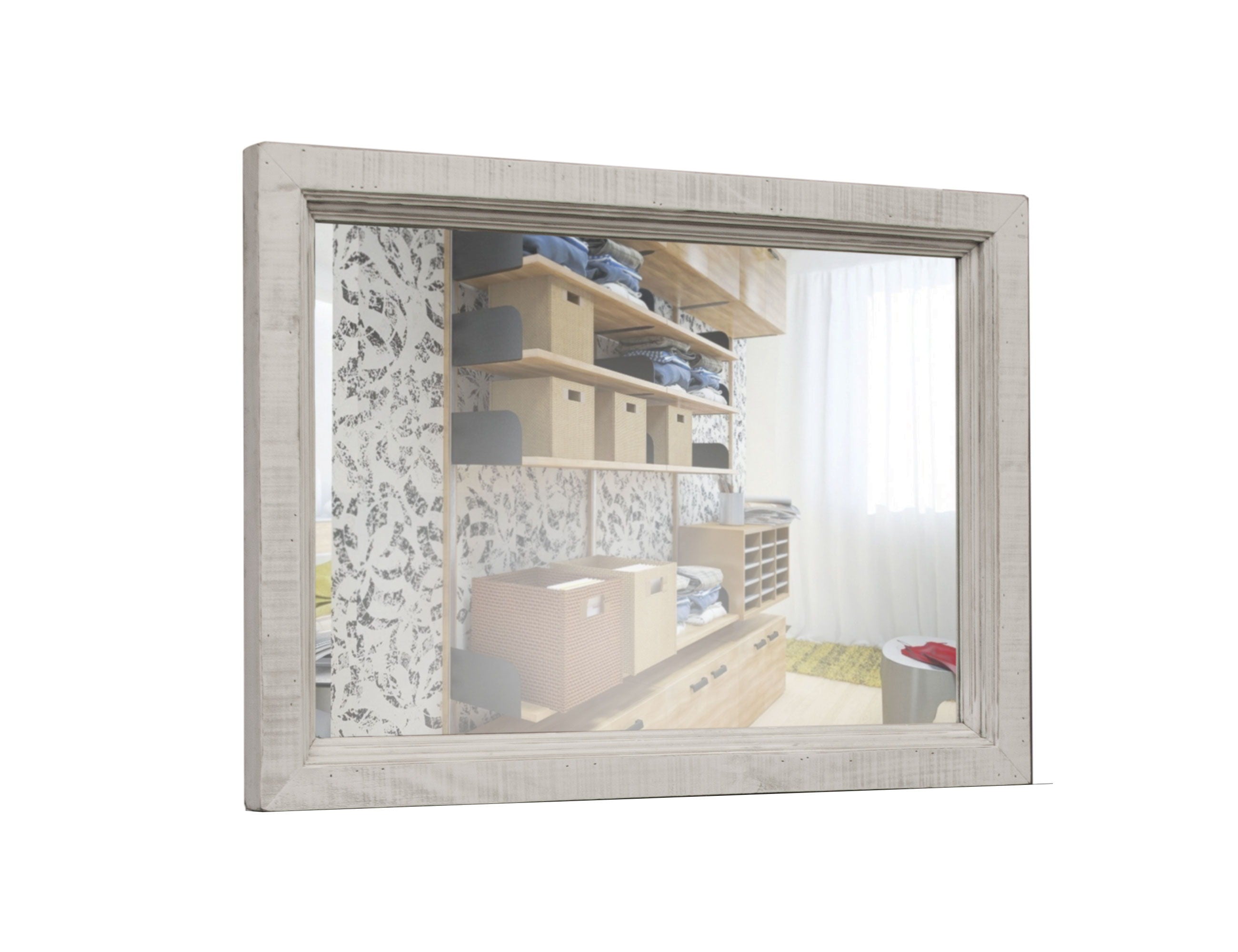 Stone - Mirror – Antiqued Ivory