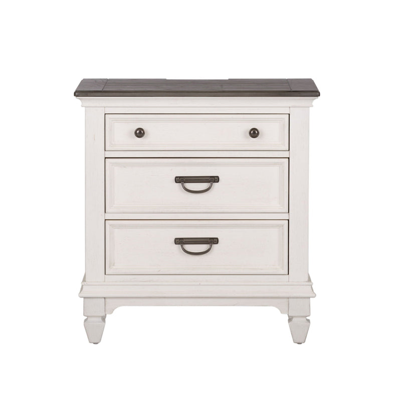 Allyson Park - Nightstand with Charging Station