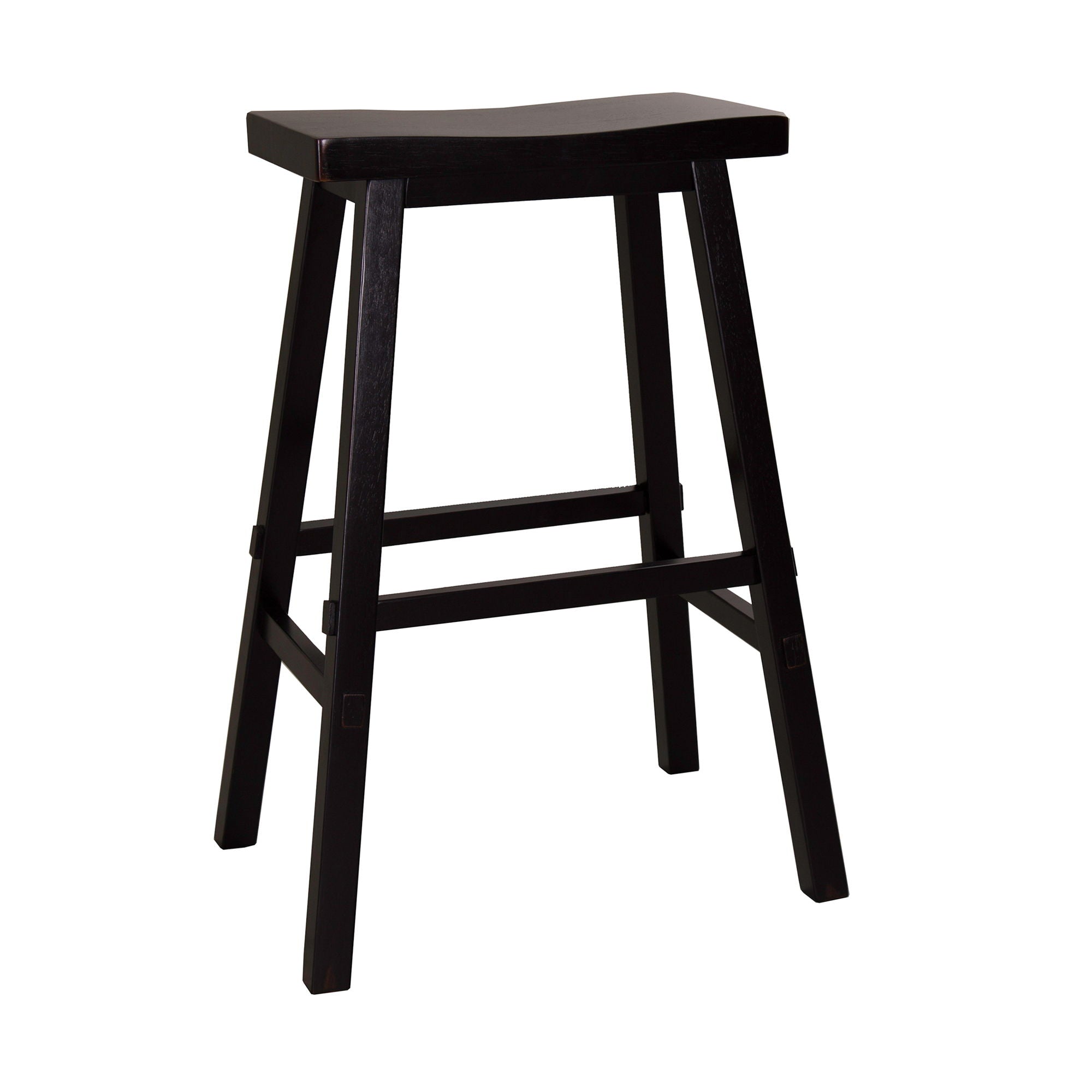 Creations II Sawhorse Barstool with Contoured Seat